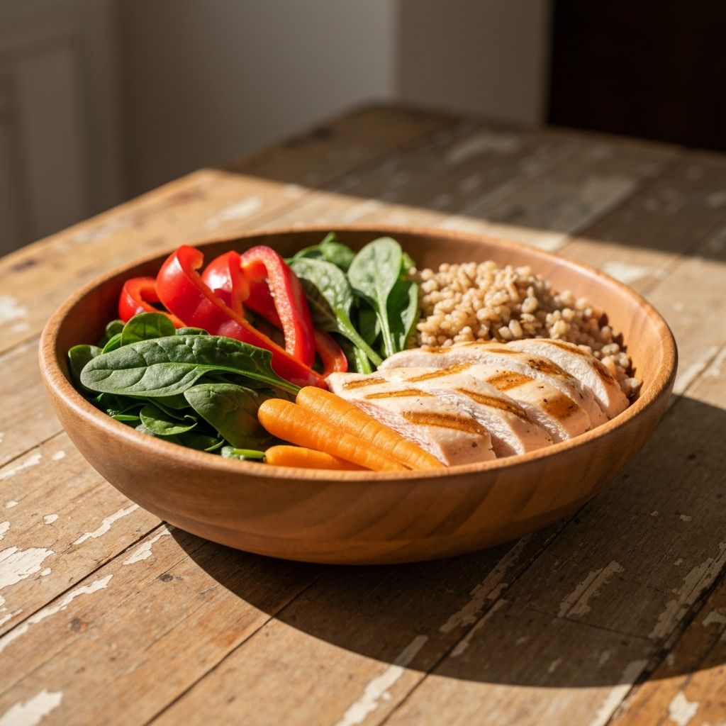 Balanced nutrition and healthy eating